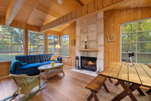 2nd wood burning fireplace