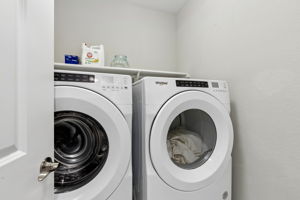 full size washer dryer room