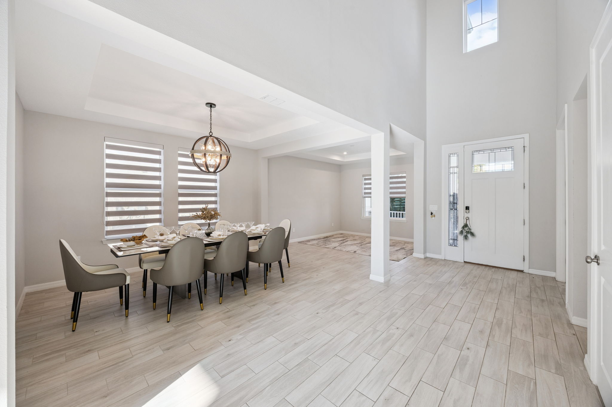 Dining room, Living room combo