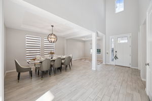 Dining room, Living room combo