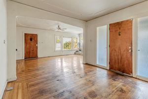 Wonderful Hardwood Floors, Ready for Refinishing!