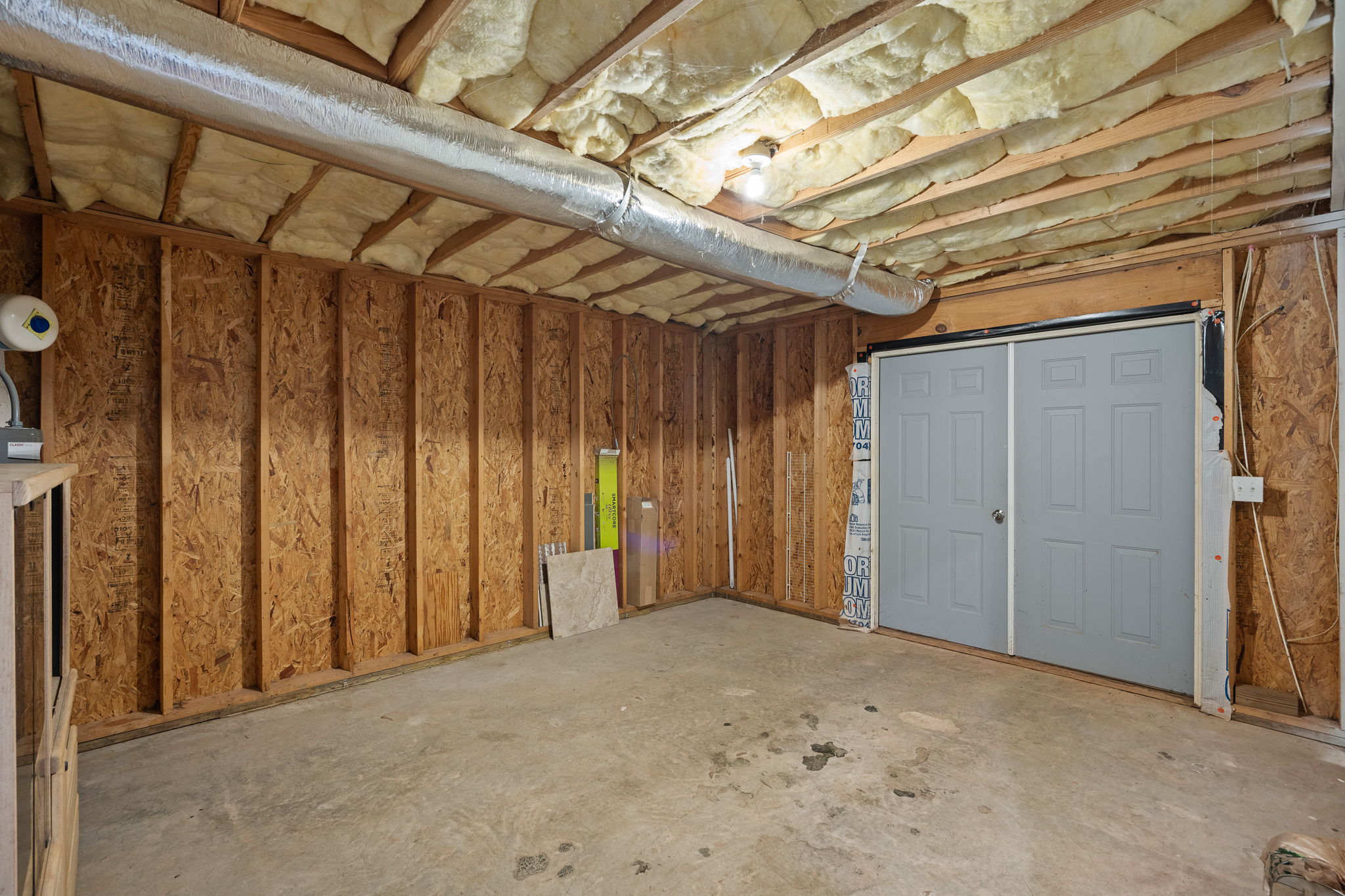 Unfinished Basement Space