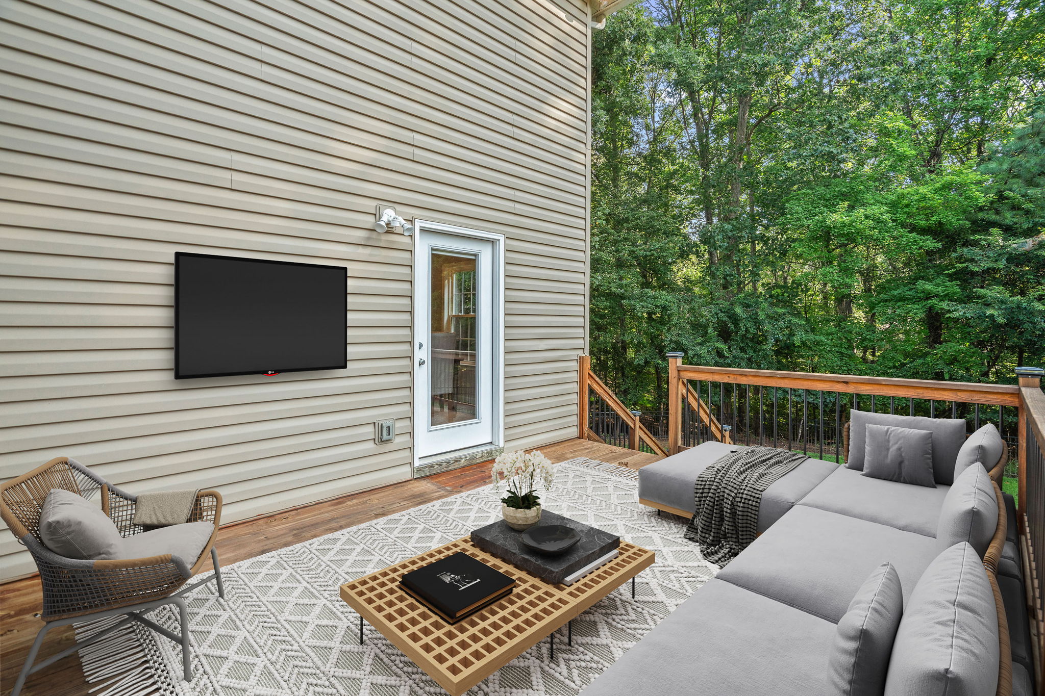 Rear Deck - Virtually Staged