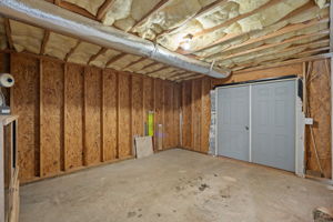 Unfinished Basement Space