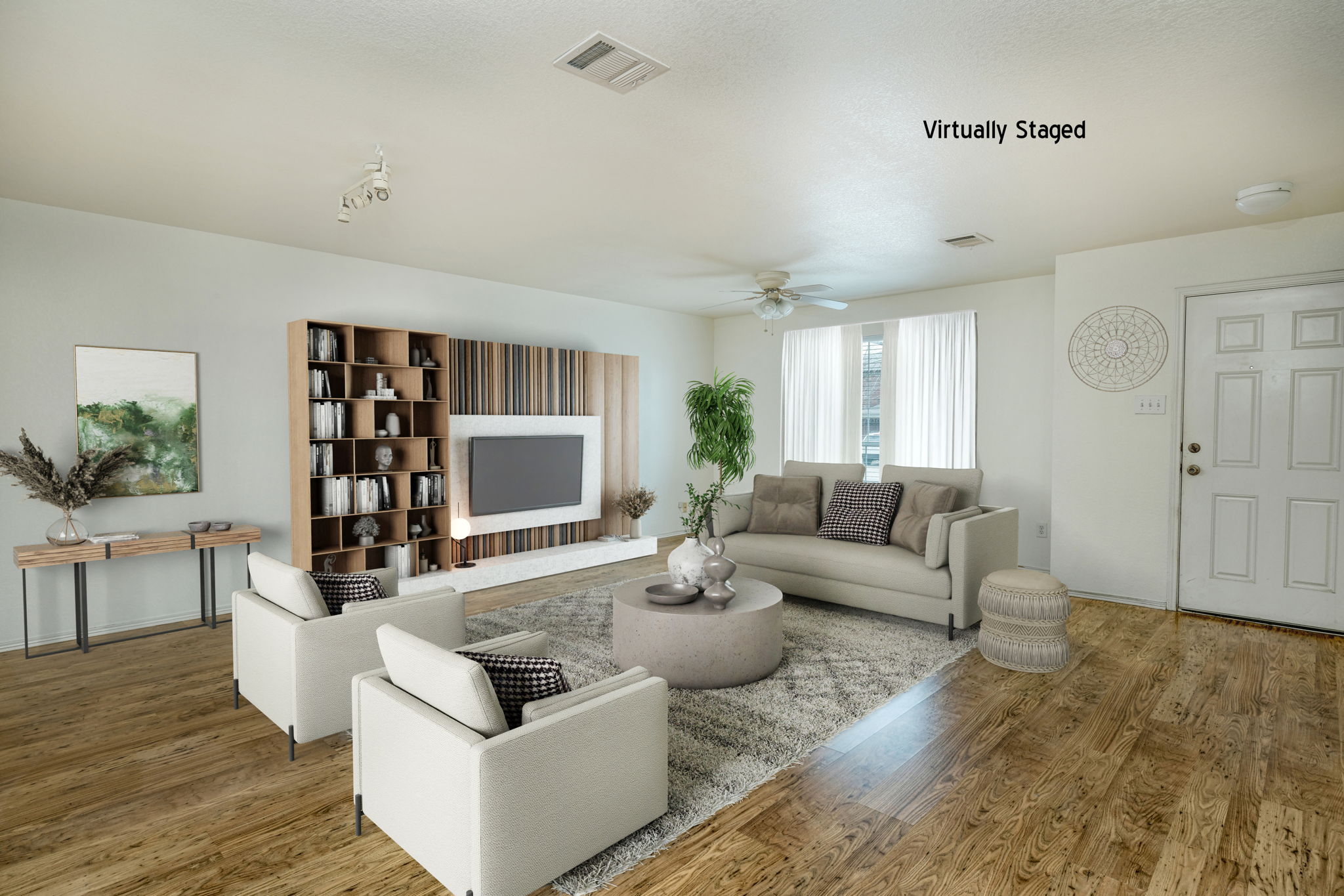 Living Room Virtually Staged