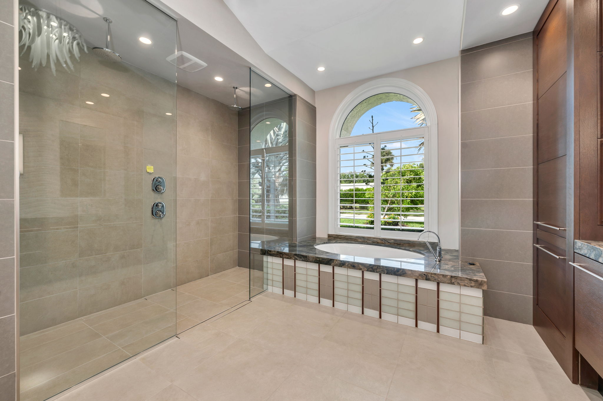 Master Tub and Shower