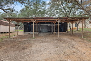 Open Shed w/ Carports