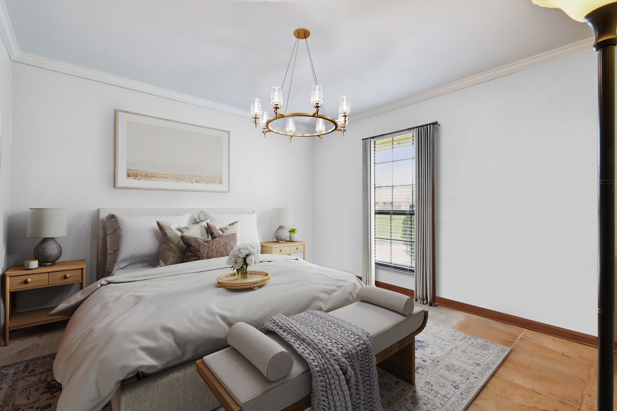Reality Staged Bedroom 2 - Design services included.