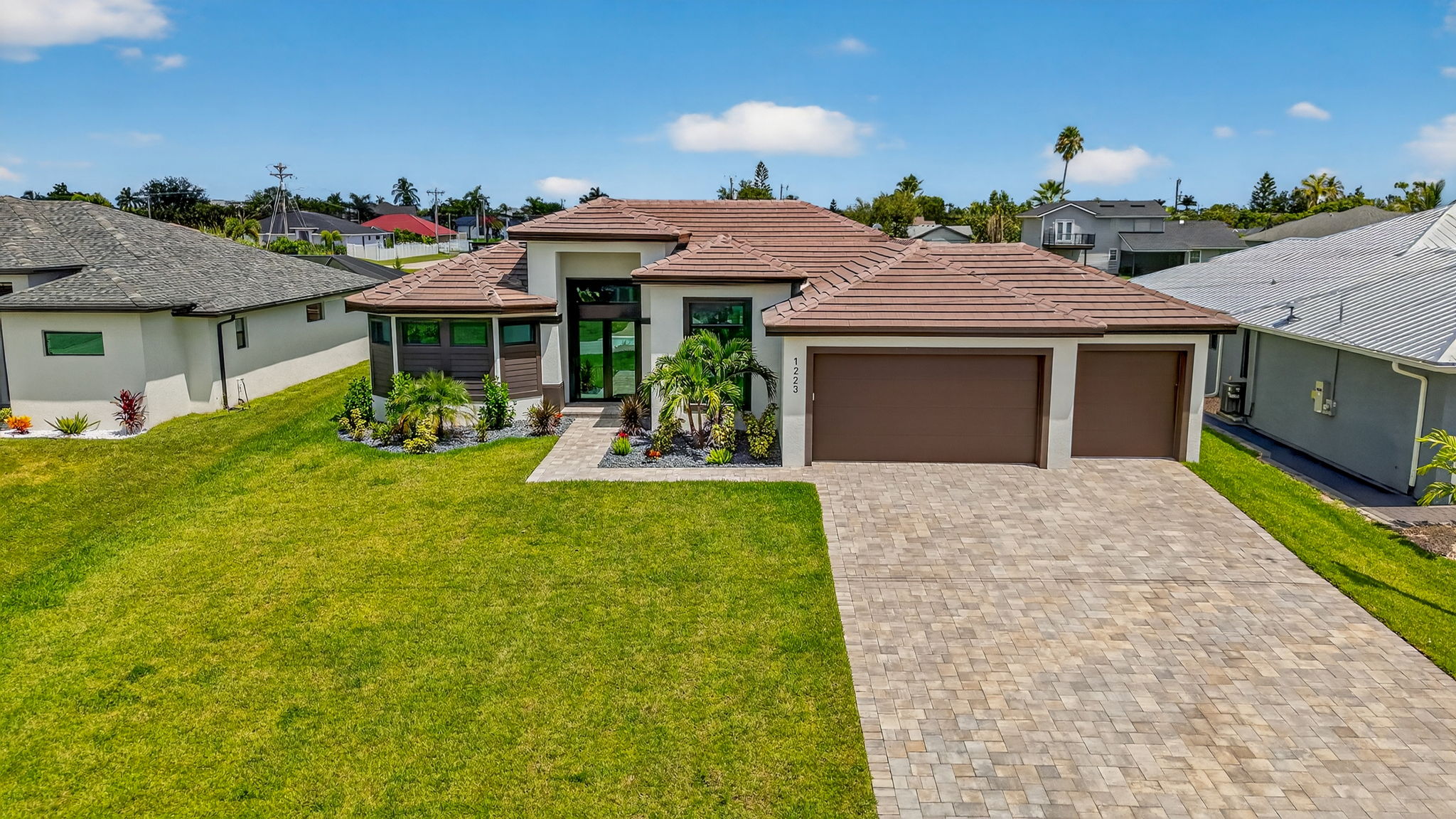 Aerial Front Exterior 1