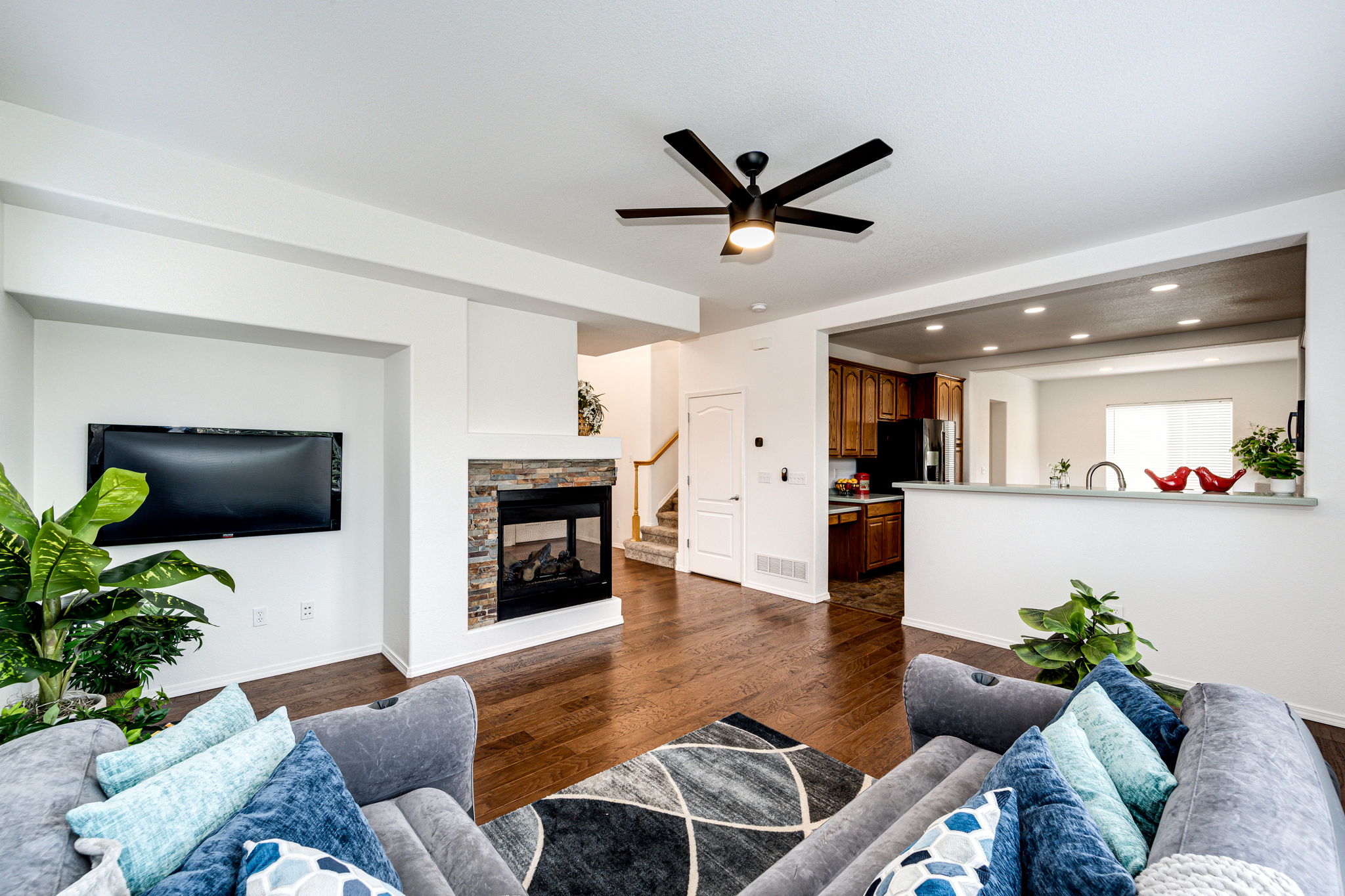 Beautiful Interior Flow Continues into the Kitchen