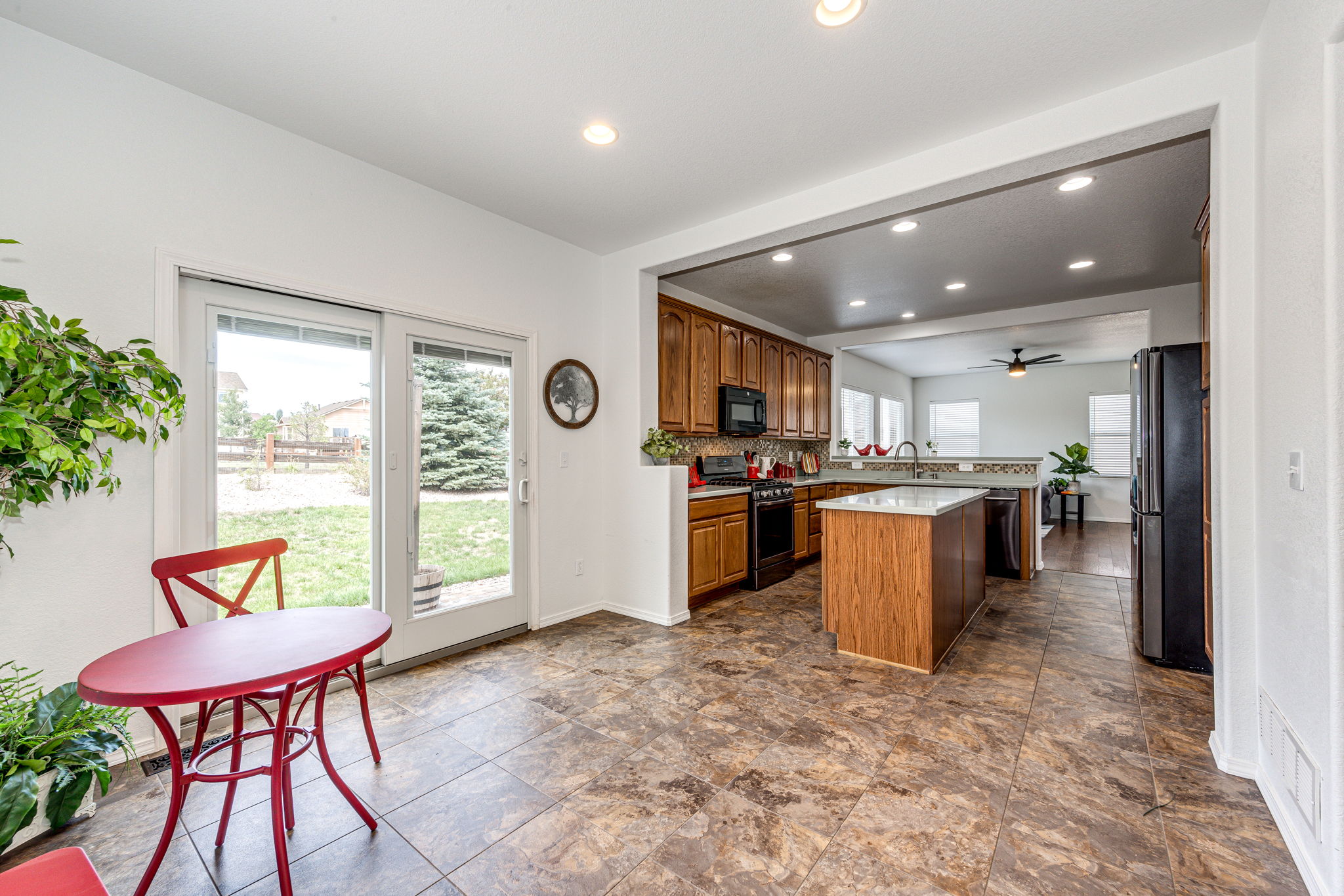 Dining Area w Patio Access