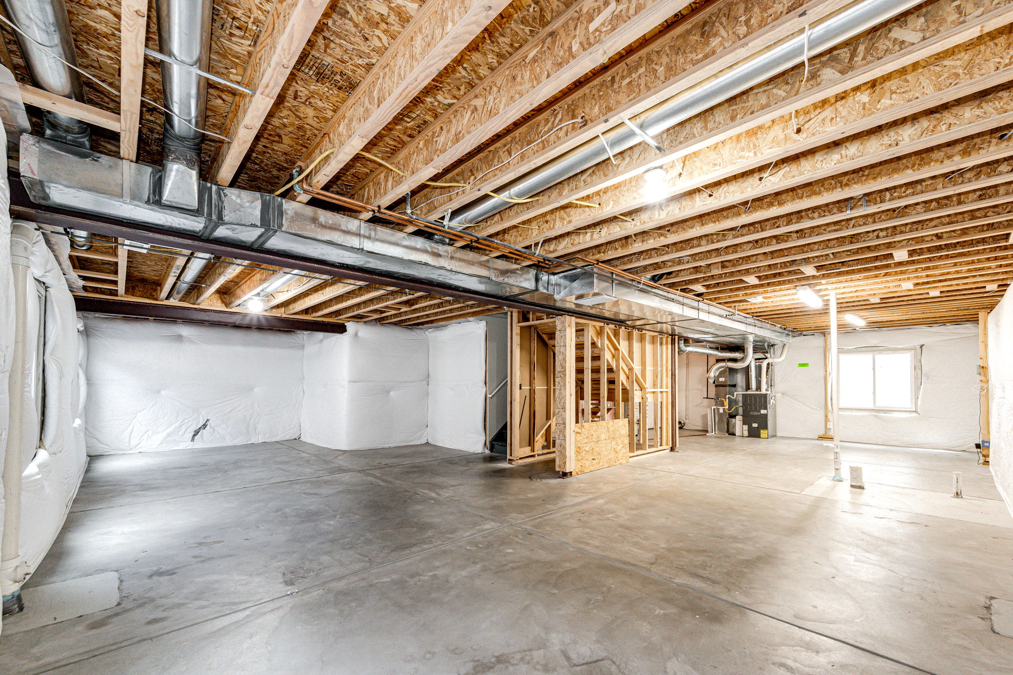 Light & Bright Basement Thx to 4 Egress Windows