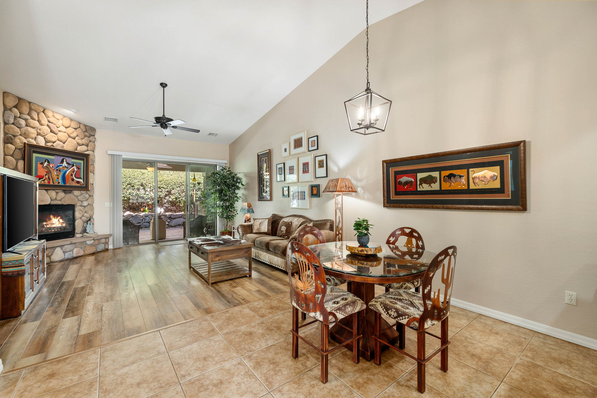 Dining Room to Living Room