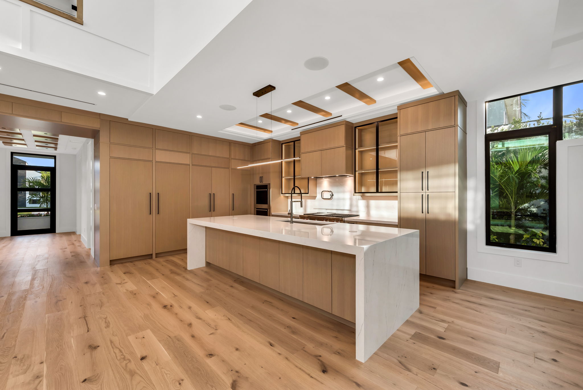 View 1 - Statement kitchen island designed as the centerpiece for gathering and entertaining.