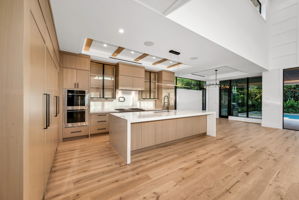 View 2 - Statement kitchen island designed as the centerpiece for gathering and entertaining.