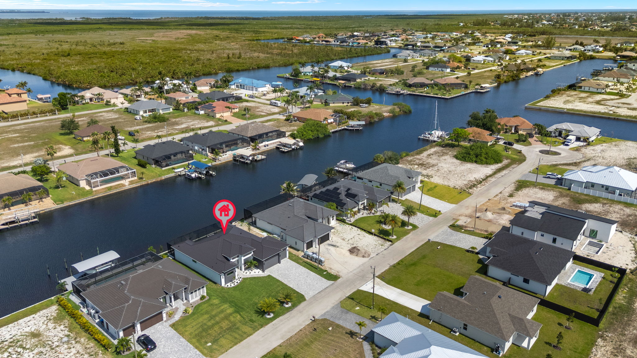 Aerial Front Exterior 2 - marker