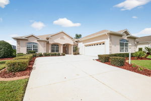 Front Elevation with Side-Load Garage