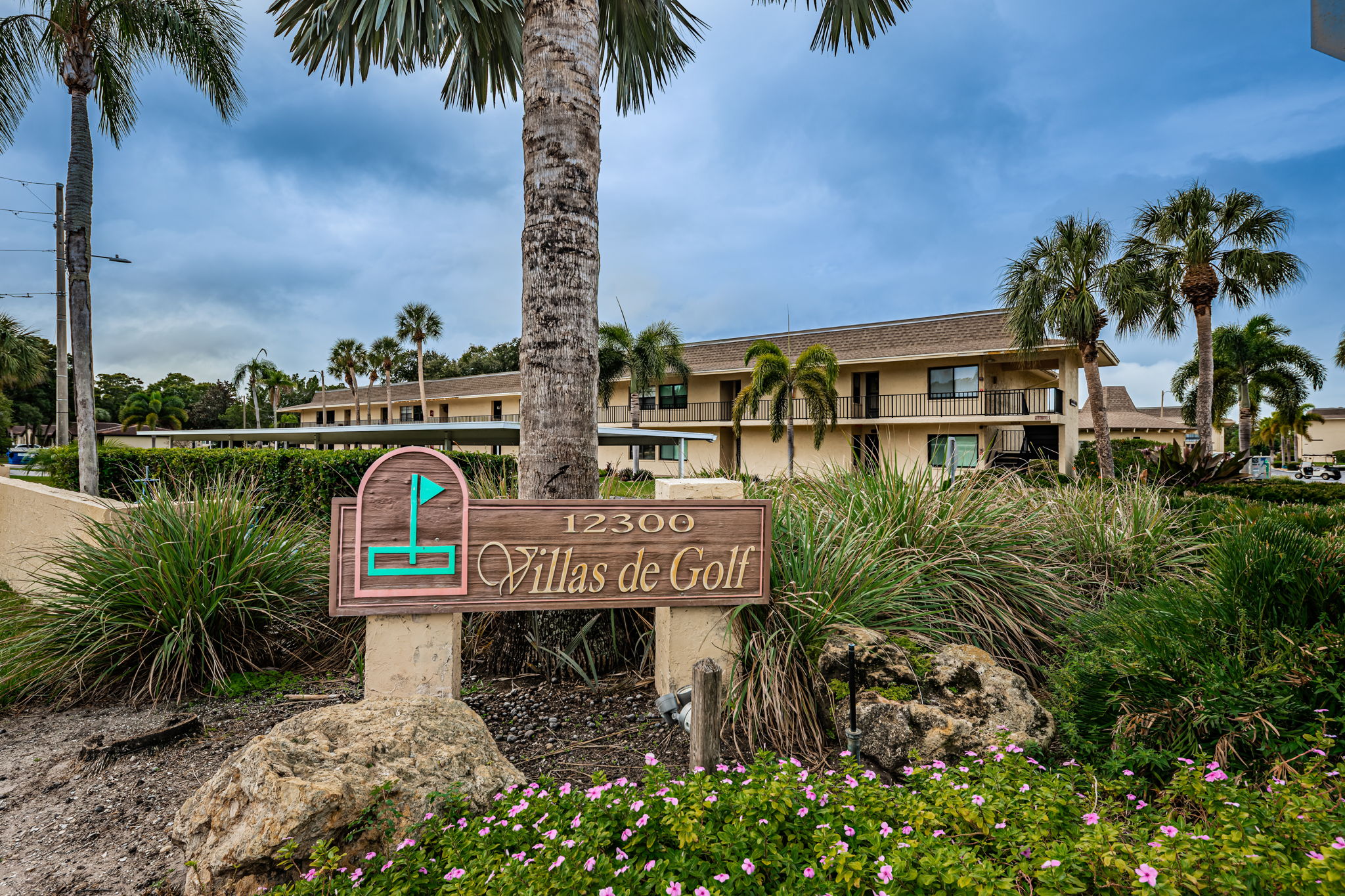 Villas de Golf Sign