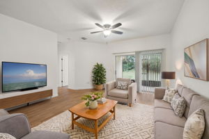 Virtually Staged Living Room