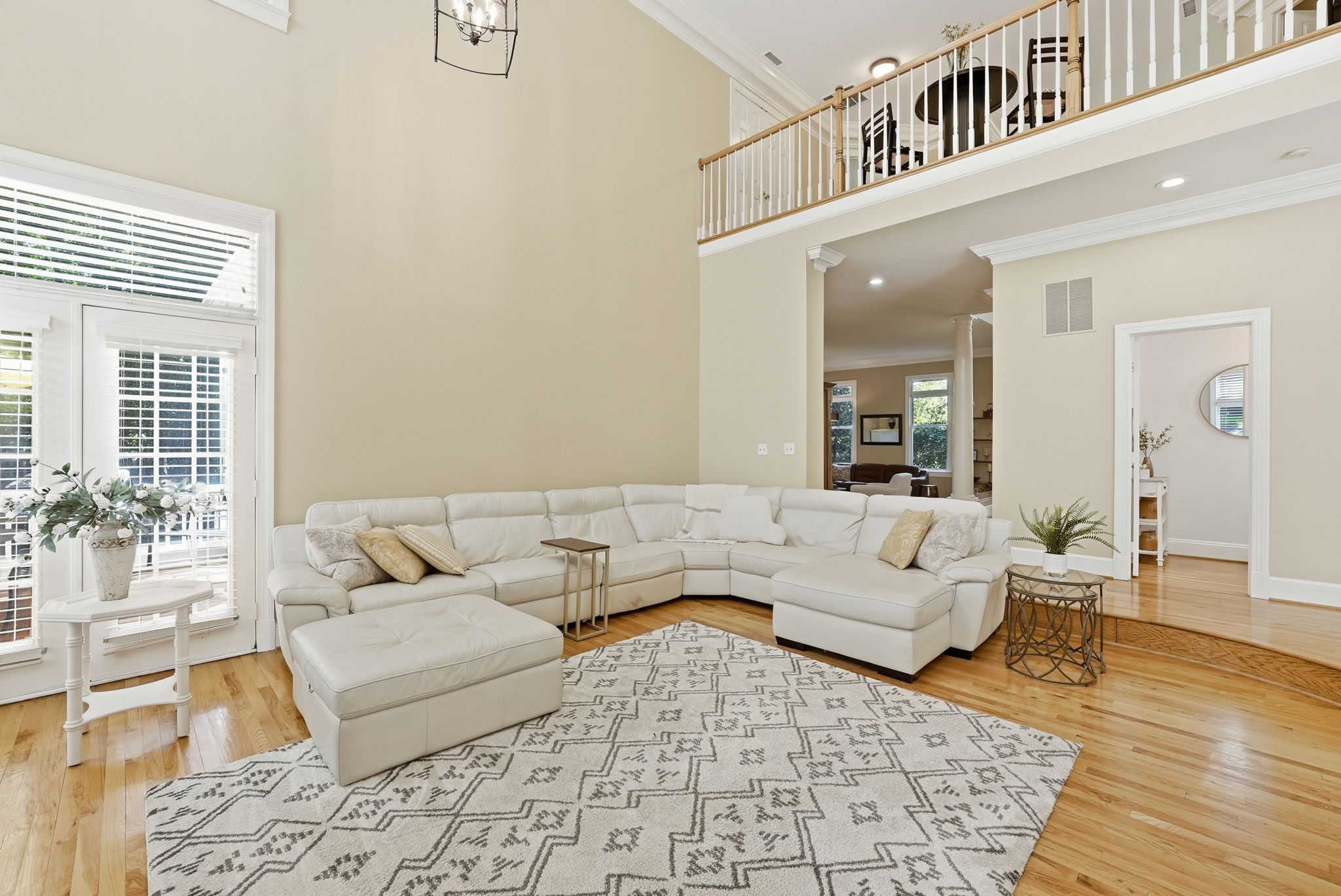 GREAT ROOM OPEN TO UPSTAIRS LOFT