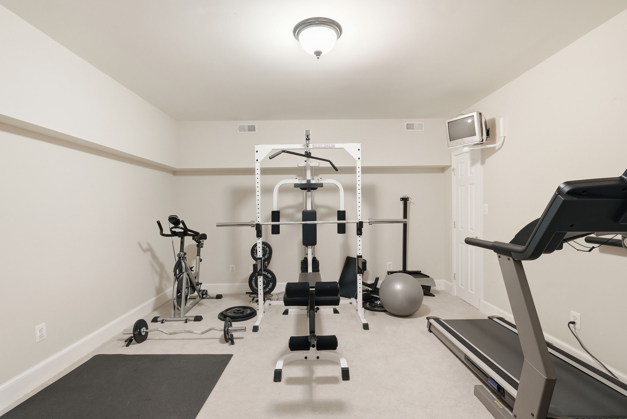 CHOOSE EXERCISE ROOM, BEDROOM, OFFICE...