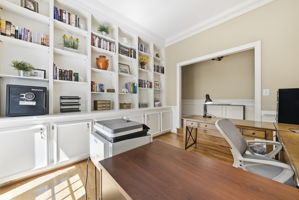 LIBRARY AND OFFICE GREAT FOR WORKING FROM HOME