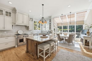 CHEF'S KITCHEN INCLUDES GE MONOGRAM RANGE