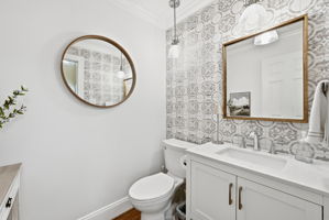 REMODELED HALF BATH OFF GREAT ROOM