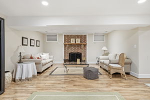 FULLY FINISHED LOWER LEVEL WITH THIRD FIREPLACE