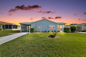 Twilight Front Elevation