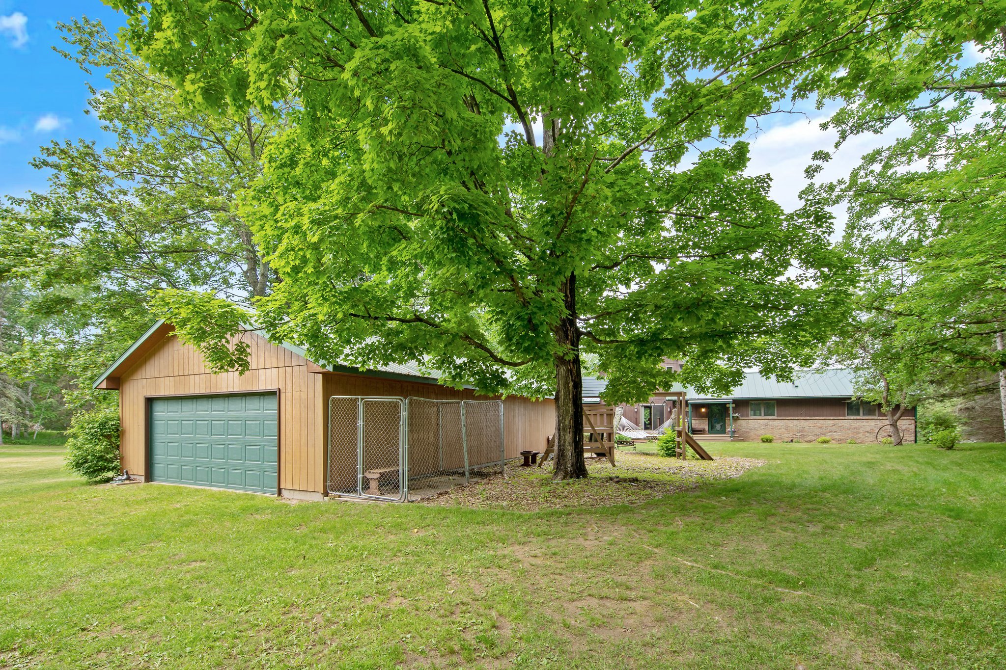 Rear of Garage and Dog Kennel
