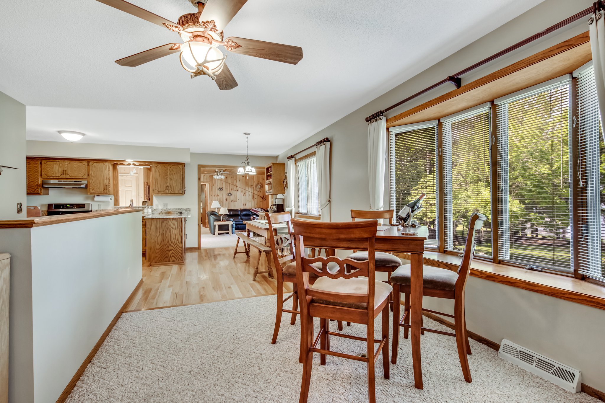 Informal Dining w/Large Bay Window