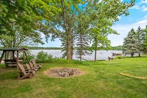 Lakeside fire-pit
