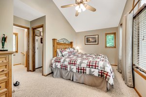 Primary Bedroom w/ Vaulted Ceilings