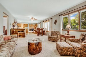 Open Main Floor Living/Dining/Kitchen
