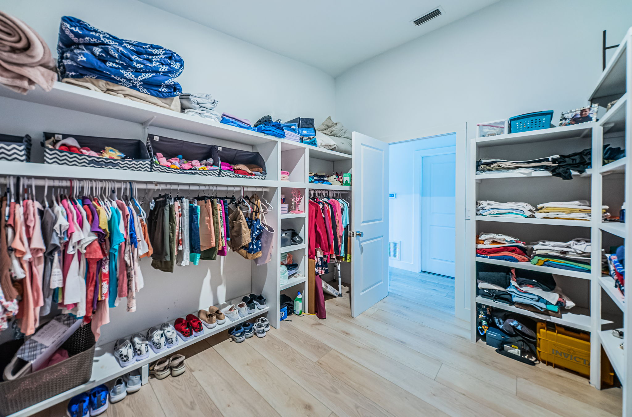 Upper Level Master Bedroom Walk-in Closet