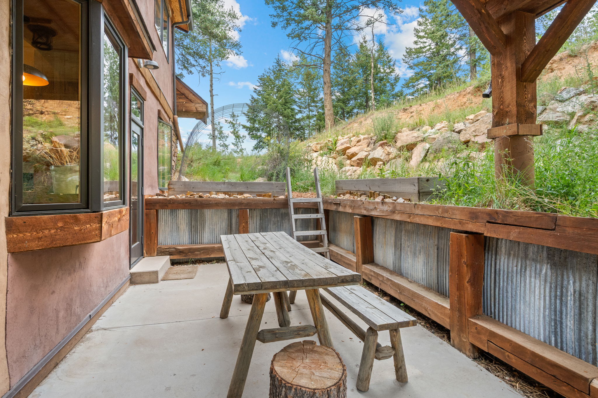 Another Patio behind the Kitchen