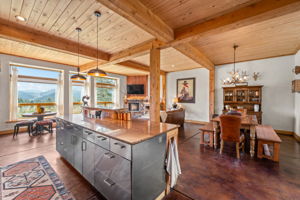 Chef's Kitchen With A View of the Valley