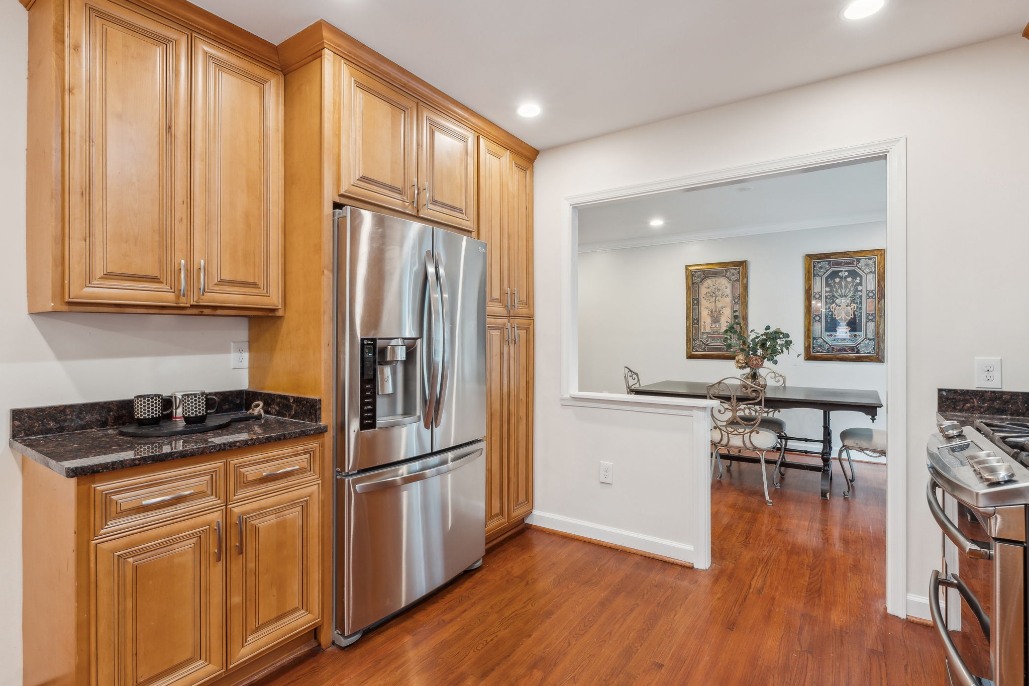 Stainless Steel Appliances and Upgraded Countertops