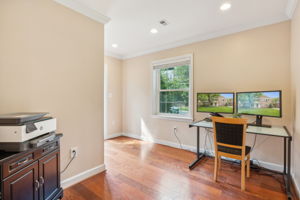 Main Level Office w/ Separate Entry + Powder Room