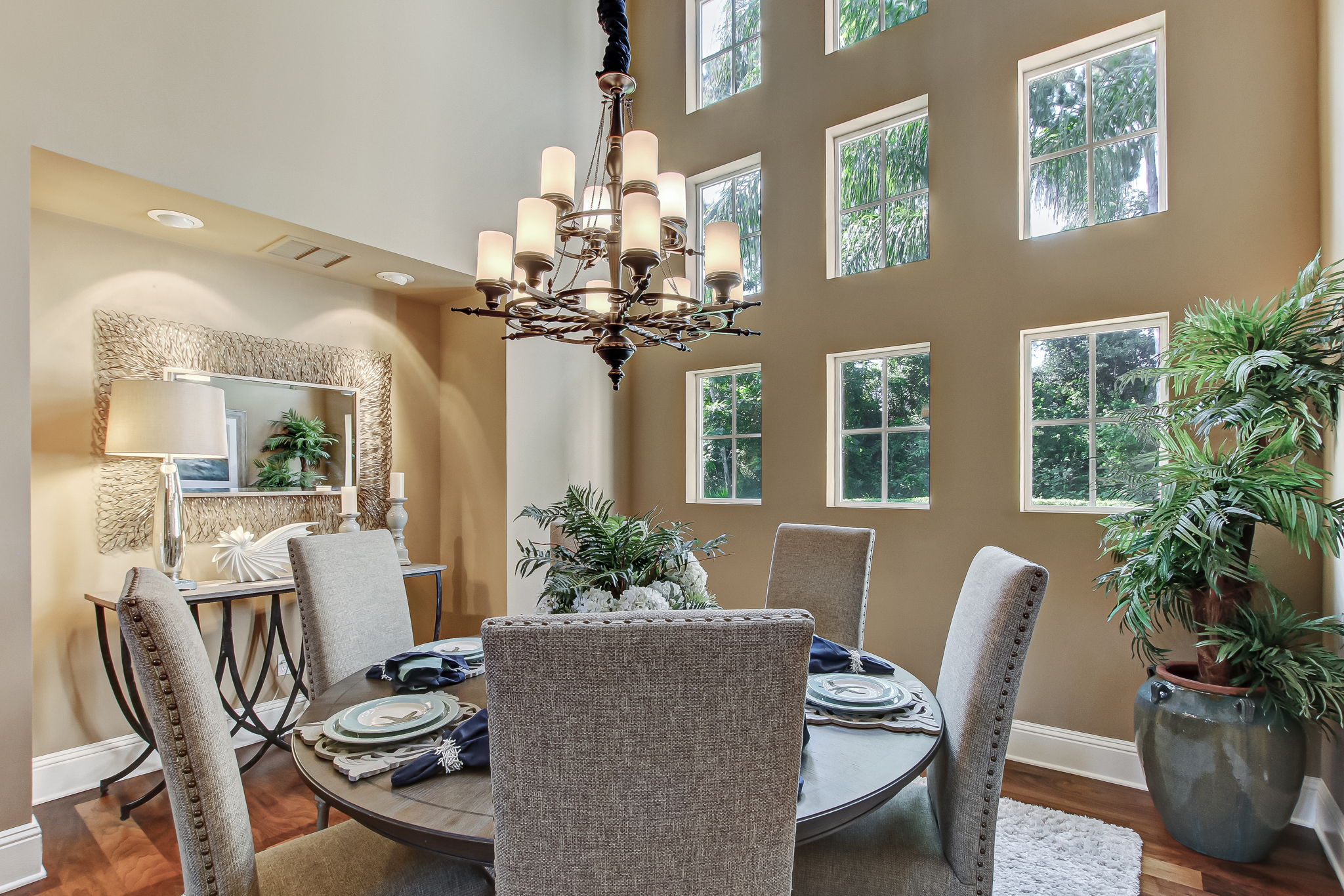 Dining Room with Wood Floors