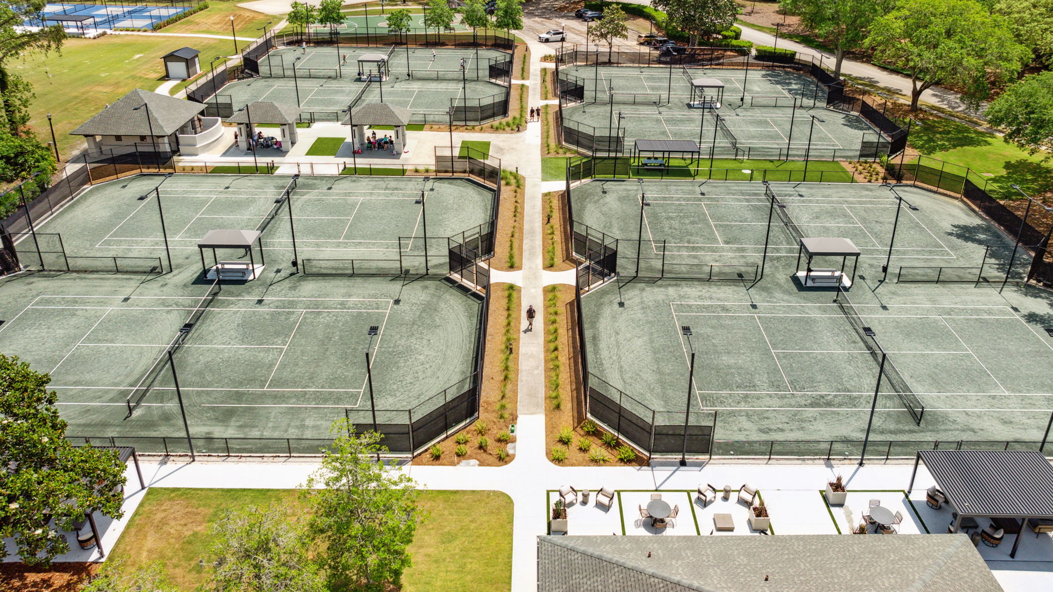 Lighted Tennis Courts