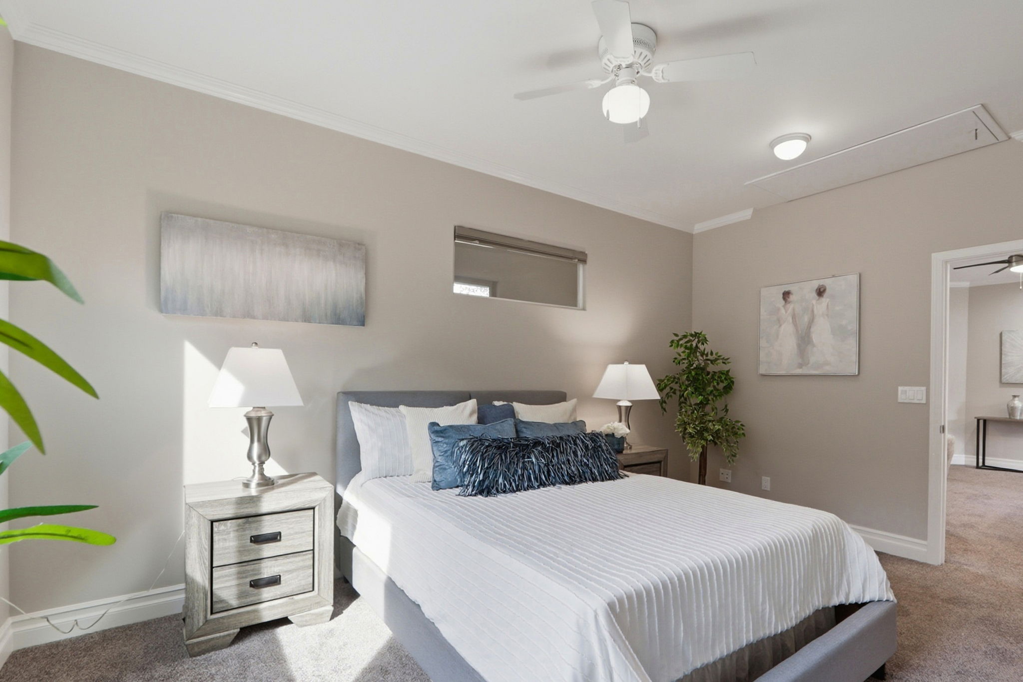 ADU Main Level Primary Bedroom