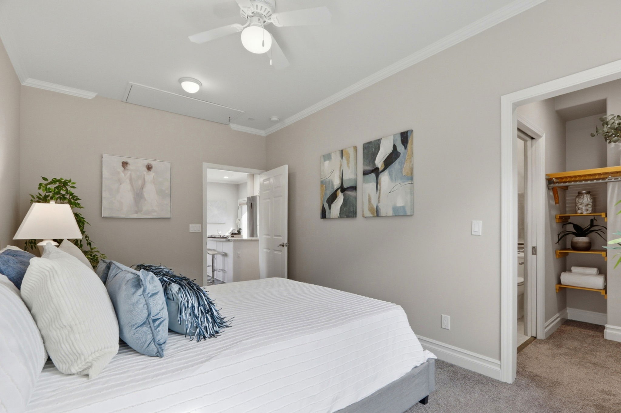 ADU Main Level Primary Bedroom