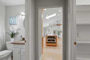 Main House Half Bath and Kitchen Pantry