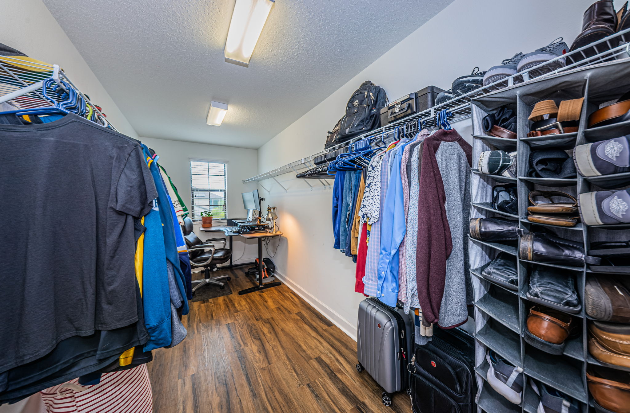 Upper Level Master Bedroom Walk-in Closet