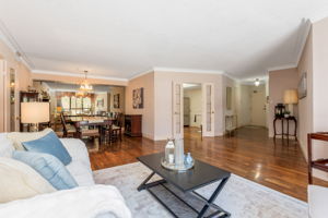 Brightly lit living area