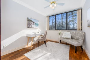 3rd bedroom is currently being used as office