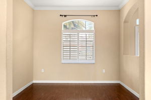 Dining Room Off Living Area