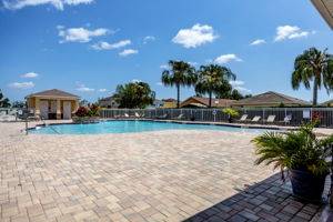 Ground Level View Of Resort-Style Pool